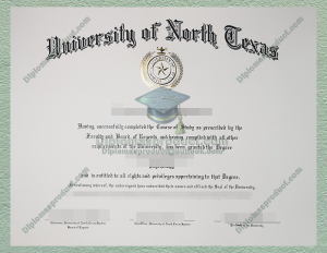 University of North Texas Diploma, University of North Texas Degree