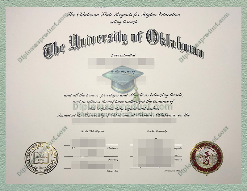University of Oklahoma Degree, University of Oklahoma Diploma