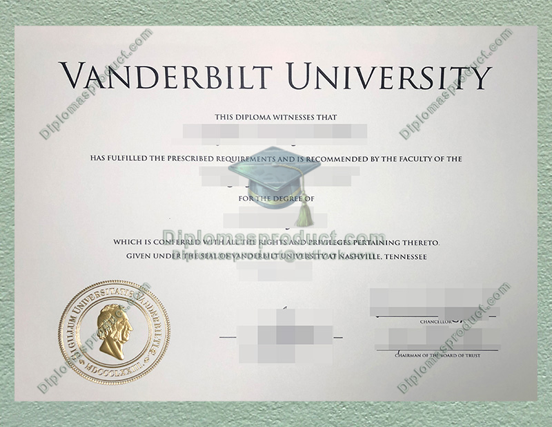 Vanderbilt University Degree, Vanderbilt University Diploma