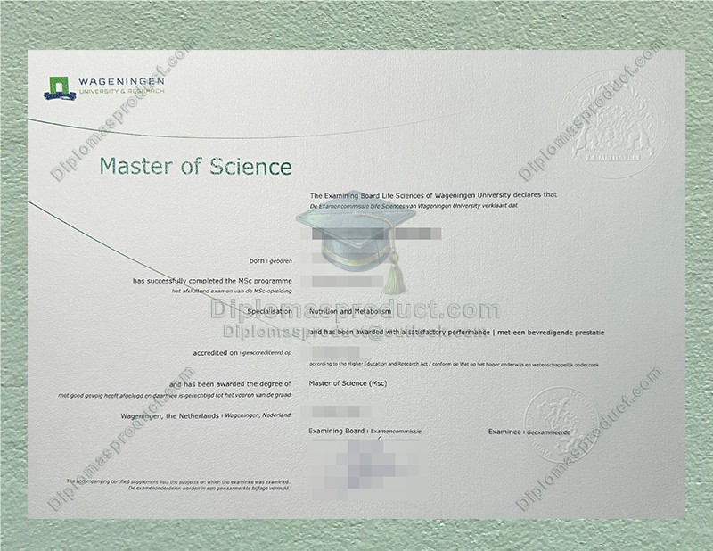 Wageningen University Diploma, Wageningen University Degree Wageningen University Diploma, Wageningen University Degree