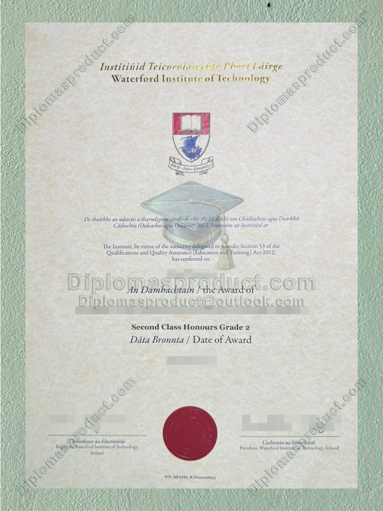 Waterford Institute of Technology Diploma, Waterford Institute of Technology Degree Waterford Institute of Technology Diploma, Waterford Institute of Technology Degree