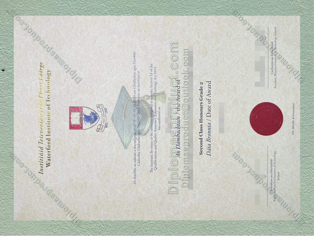 Waterford Institute of Technology Diploma, Waterford Institute of Technology Degree