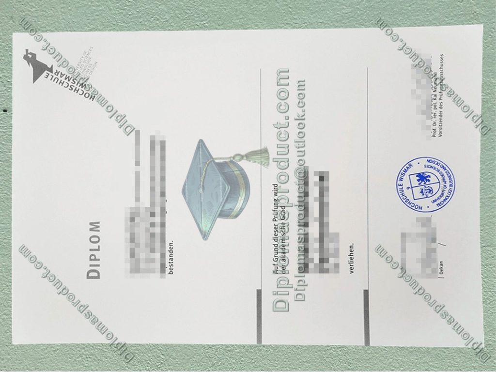 hochschule wismar diplom, hochschule wismar Urkunde