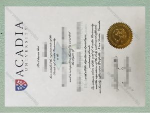 Acadia University Diploma, Acadia University Degree