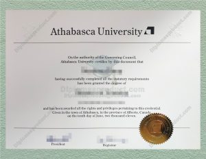 Athabasca University Degree, Athabasca University Diploma