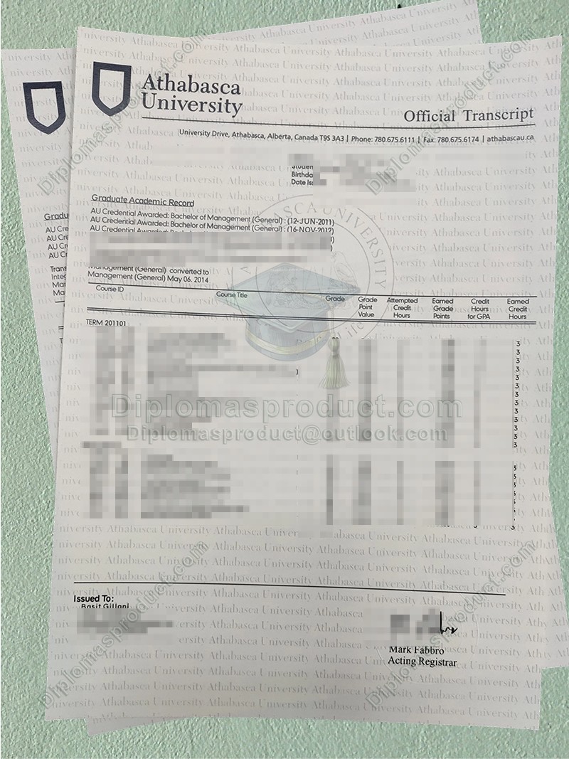 Athabasca University transcript, Athabasca University degree Athabasca University transcript, Athabasca University degree