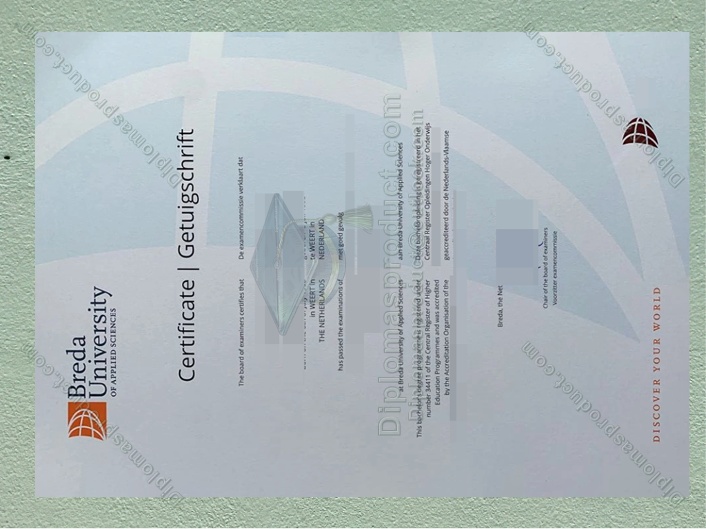 Breda University of Applied Sciences Diploma, Breda University of Applied Sciences Degree