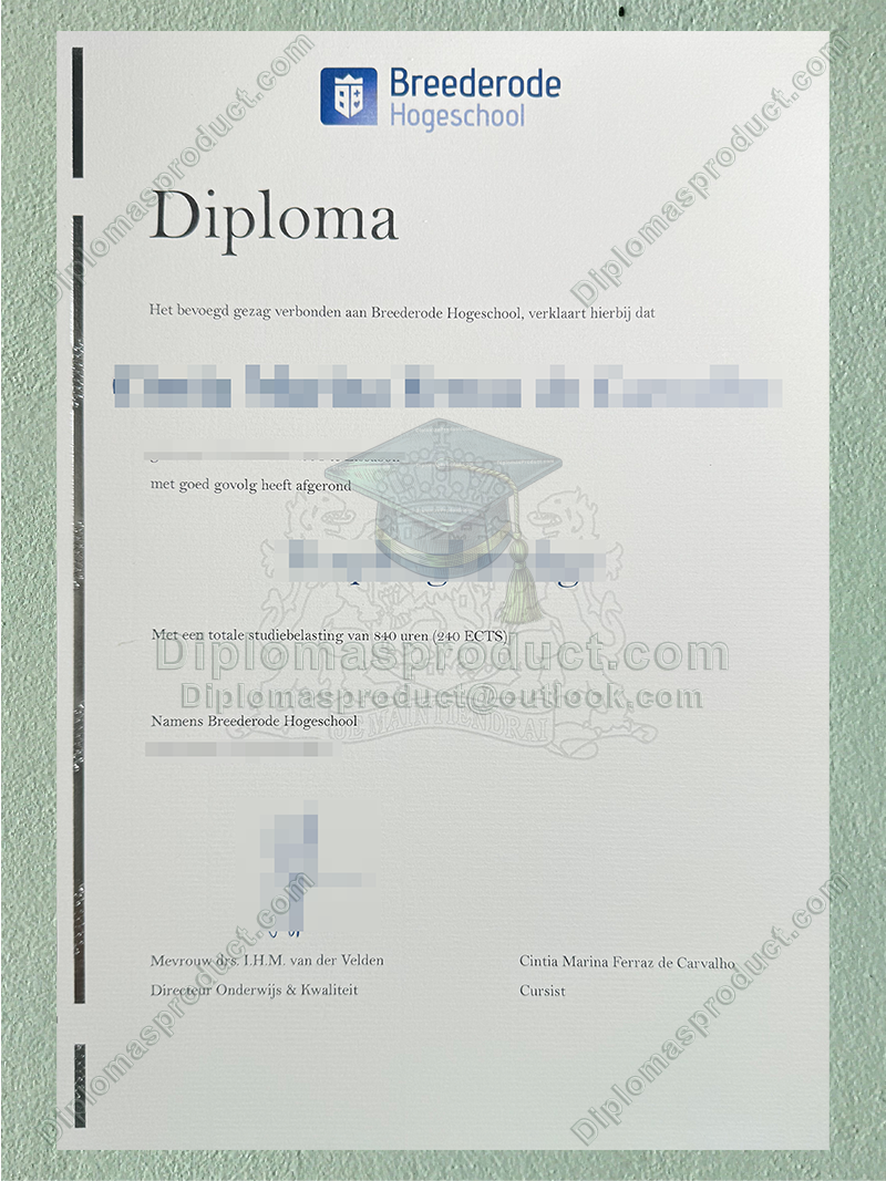 Breederode Hogeschool Diploma, Breederode Hogeschool Degree Breederode Hogeschool Diploma, Breederode Hogeschool Degree