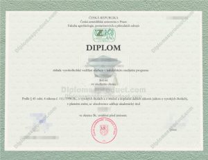 Ceská zemedelská univerzita v Praze Diploma, Ceská zemedelská univerzita v Praze Degree