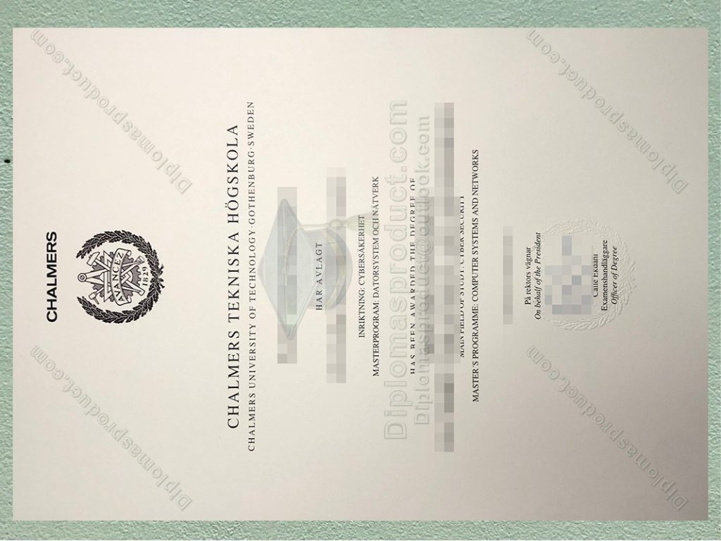 Chalmers tekniska högskola Diploma, Chalmers tekniska högskola Degree
