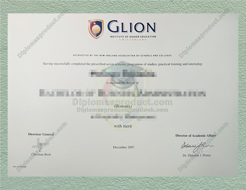 Glion Institute of Higher Education Diploma, Glion Institute of Higher Education Degree Glion Institute of Higher Education Diploma, Glion Institute of Higher Education Degree