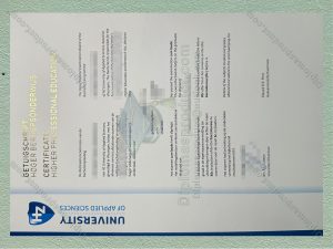 HZ University of Applied Sciences Diploma, HZ University of Applied Sciences Degree