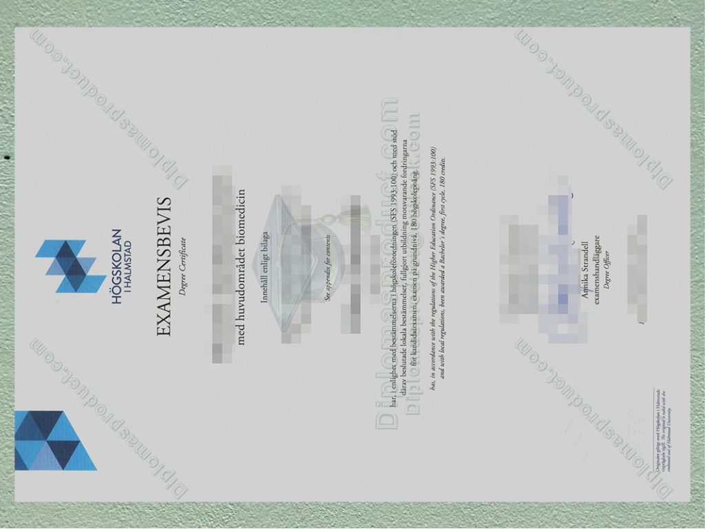 Halmstad University Diploma, Halmstad University Degree