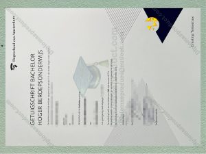 Hogeschool van Amsterdam Getuigschrift