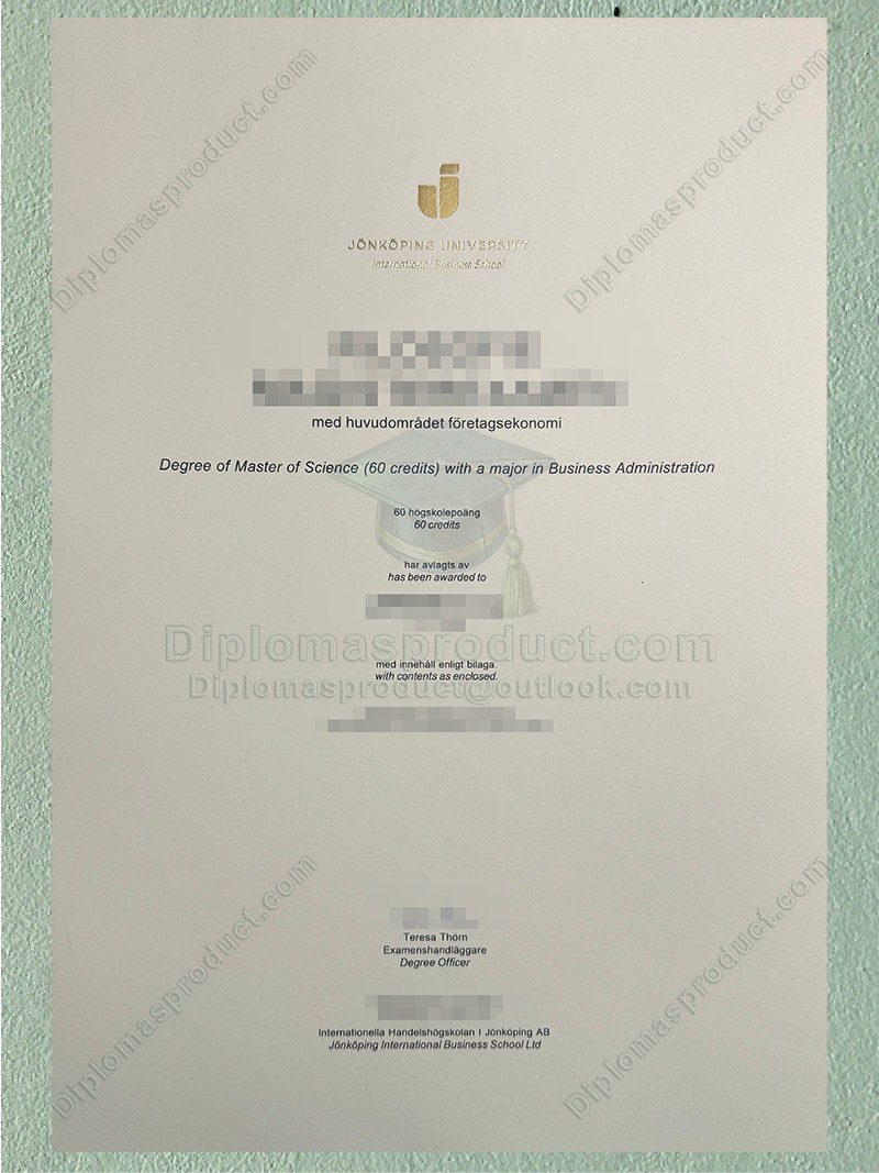 Jönköping University Diploma, Jönköping University Degree Jönköping University Diploma, Jönköping University Degree