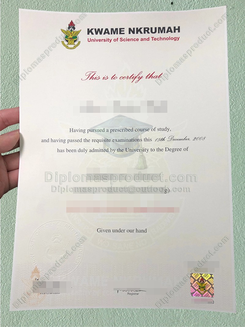 KNUST Diploma, Kwame Nkrumah University of Science and Technology Degree KNUST Diploma, Kwame Nkrumah University of Science and Technology Degree