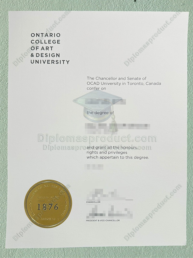 OCAD University Diploma, OCAD University Degree OCAD University Diploma, OCAD University Degree
