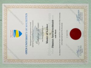 Open University of Mauritius Diploma, Open University of Mauritius Degree