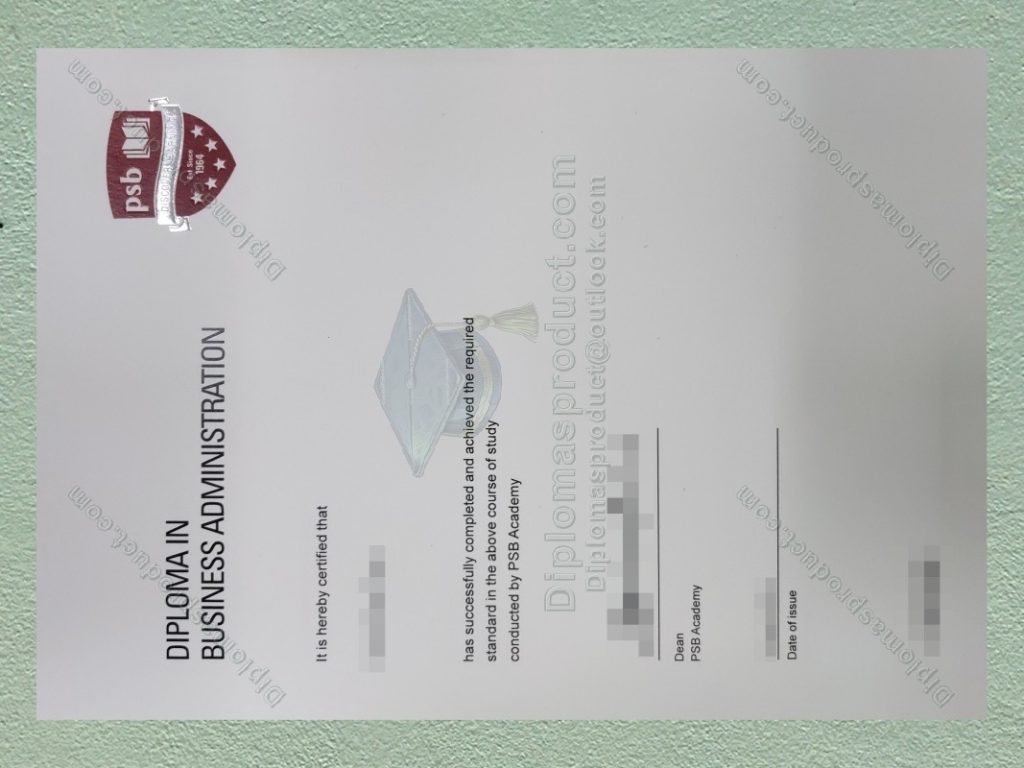 PSB Academy Diploma, PSB Academy Degree