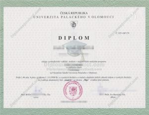 Palacký University Olomouc Diploma, Palacký University Olomouc Degree
