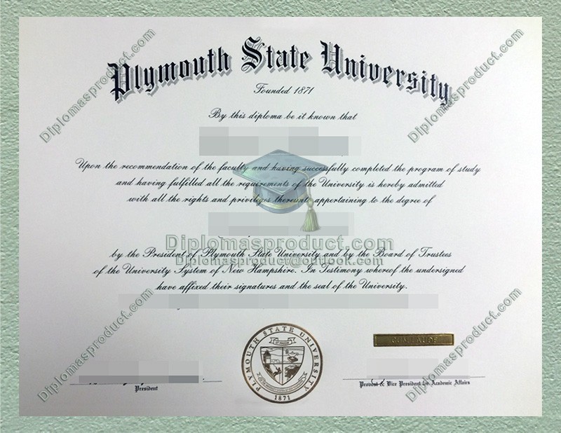 Plymouth State University Diploma, Plymouth State University Degree Plymouth State University Diploma, Plymouth State University Degree