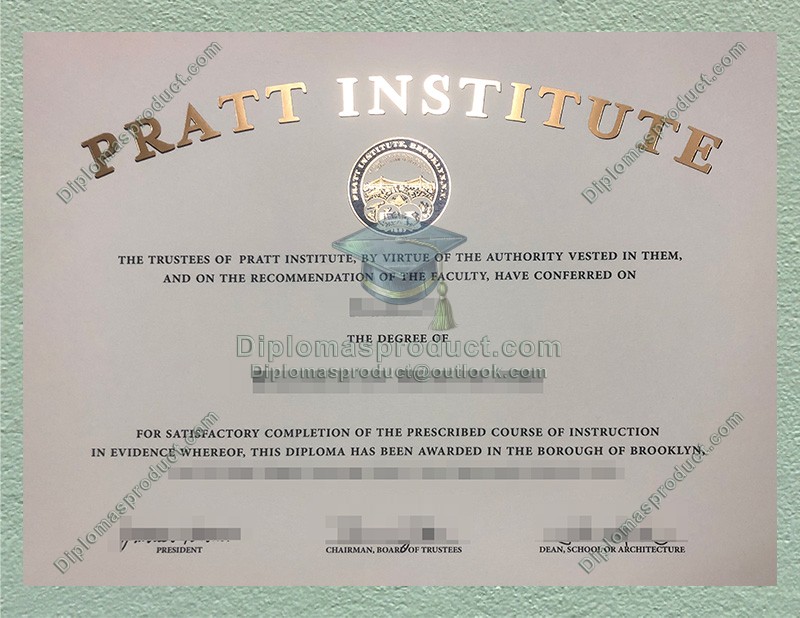 Pratt Institute Degree, Pratt Institute Diploma Pratt Institute Degree, Pratt Institute Diploma