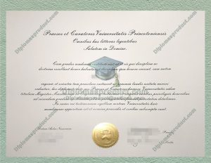 Princeton University Diploma, Princeton University Degree