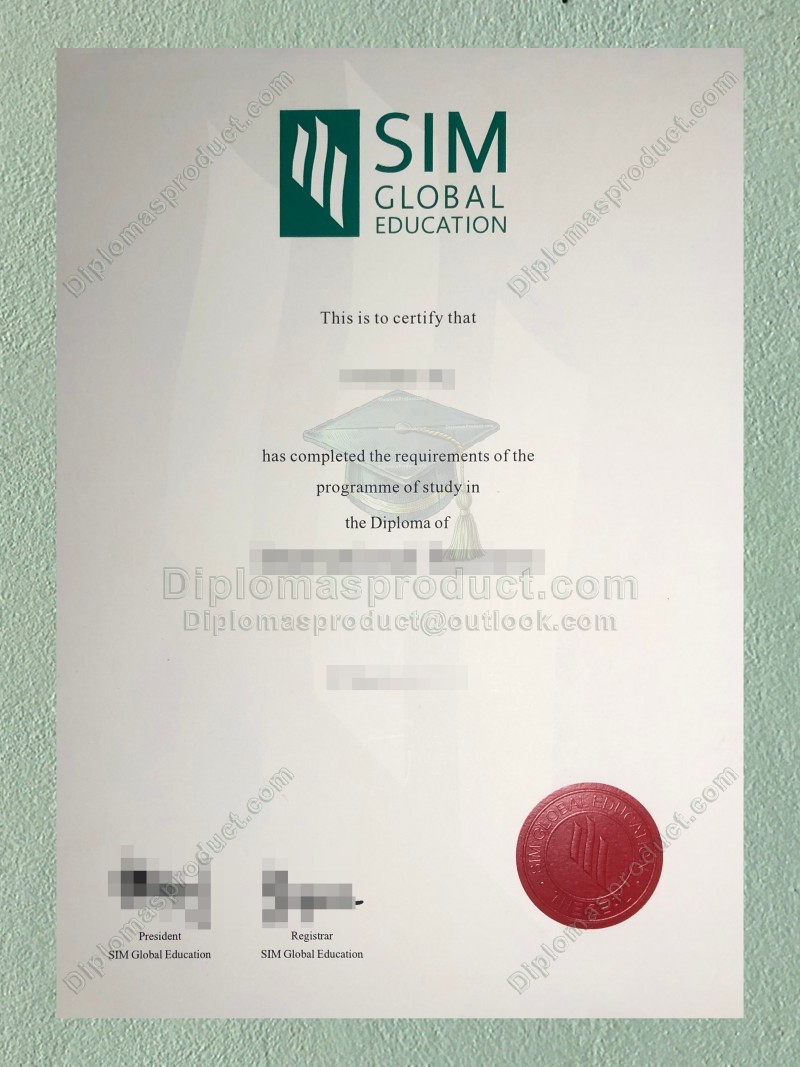 SIM Global Education Diploma, SIM Global Education Degree SIM Global Education Diploma, SIM Global Education Degree
