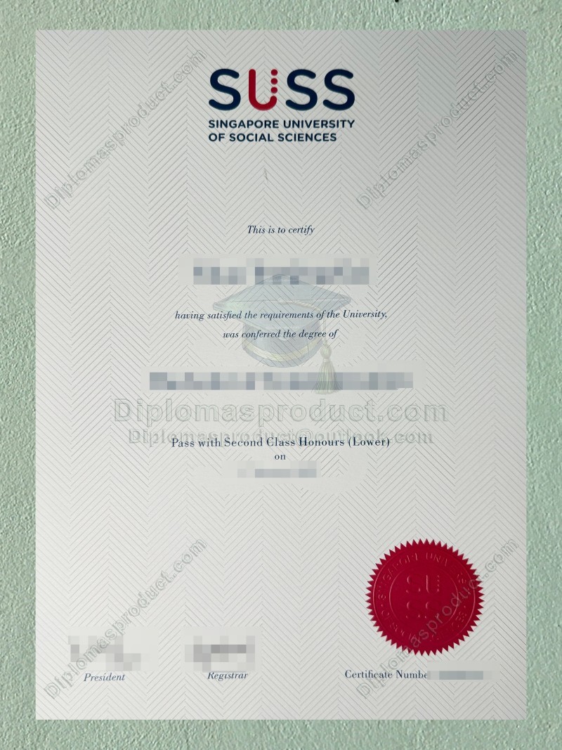 SUSS Diploma, Singapore University of Social Sciences Degree SUSS Diploma, Singapore University of Social Sciences Degree