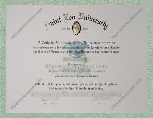 Saint Leo University Diploma, Saint Leo University Degree