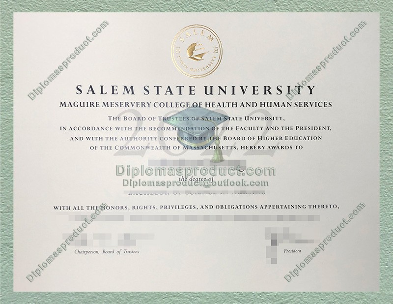 Salem State University Diploma, Salem State University Degree Salem State University Diploma, Salem State University Degree