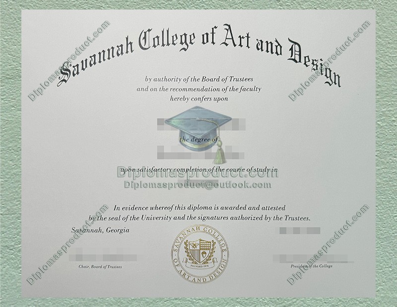 Savannah College of Art and Design Diploma, Savannah College of Art and Design Degree Savannah College of Art and Design Diploma, Savannah College of Art and Design Degree