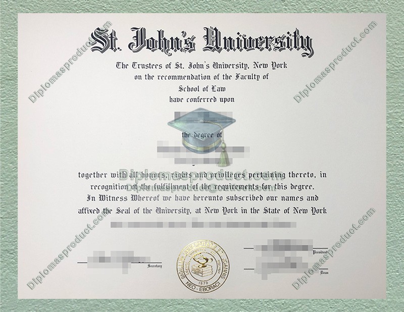 St John's University Diploma, St John's University Degree St John's University Diploma, St John's University Degree