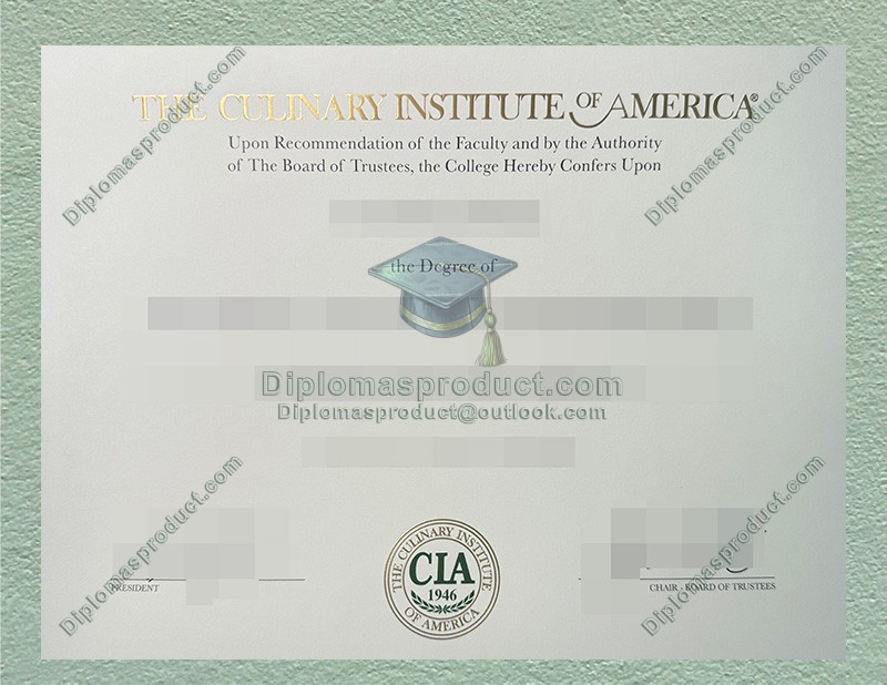 The Culinary Institute of America Diploma, The Culinary Institute of America Degree The Culinary Institute of America Diploma, The Culinary Institute of America Degree