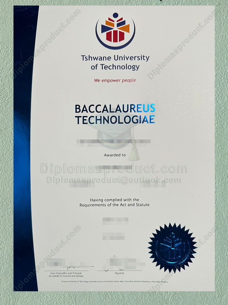 Tshwane University of Technology Diploma, Tshwane University of Technology Degree Tshwane University of Technology Diploma, Tshwane University of Technology Degree