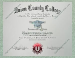 Union County College Diploma, Union County College Degree