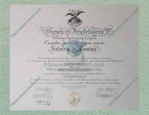Universitas Georgiopolitana Diploma, Universitas Georgiopolitana Degree