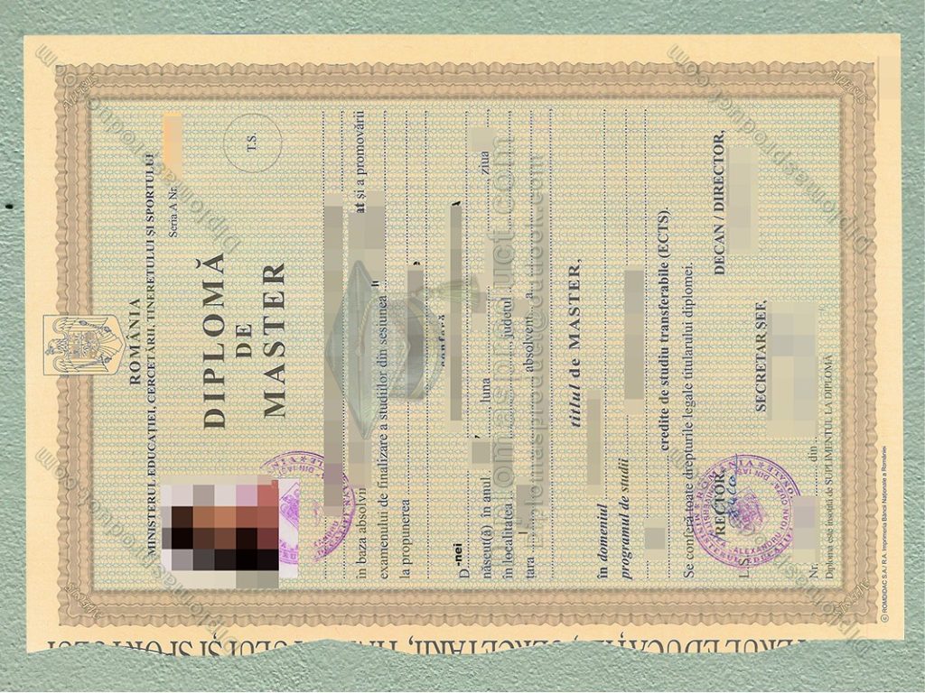 Universitatea Alexandru Ioan Cuza din Iasi Diploma