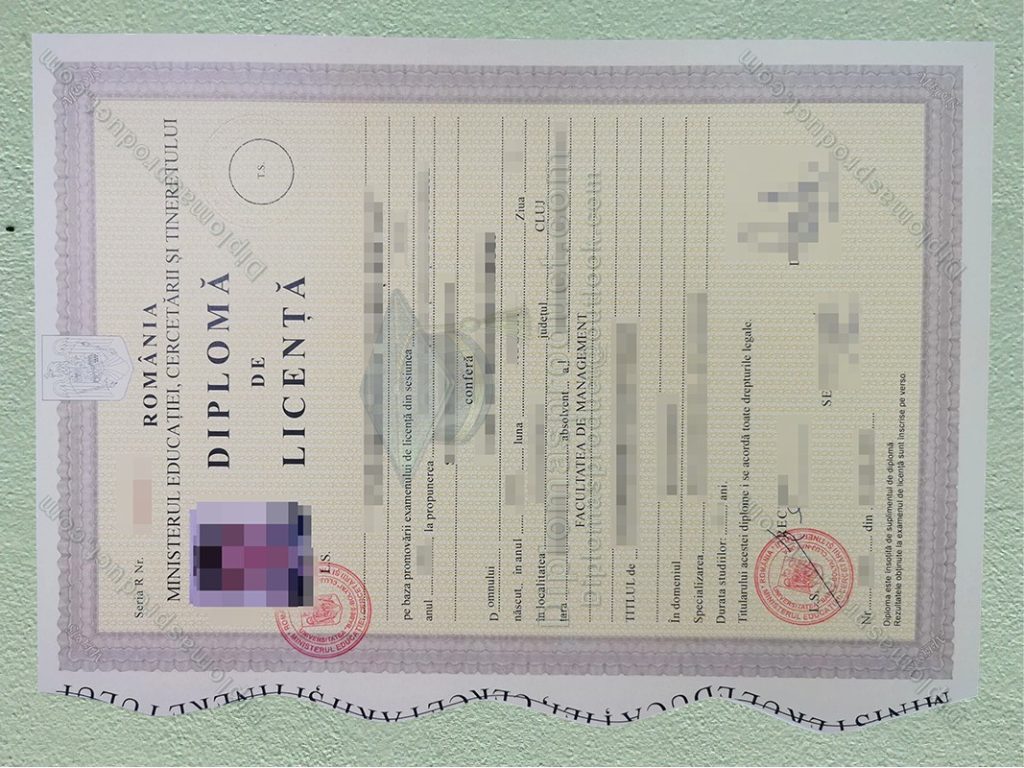 Universitatea Babeș-Bolyai Diplomă, Babeș-Bolyai University Degree