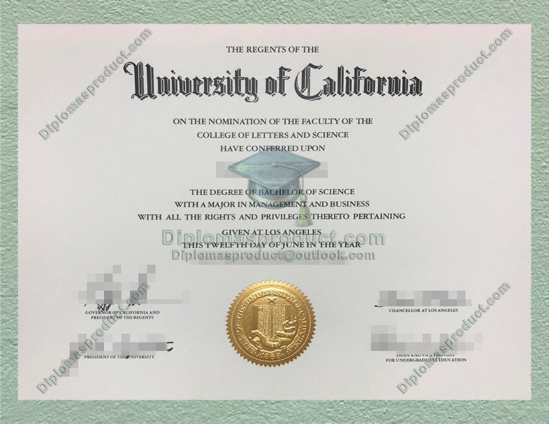 UC Diploma, University of California Degree UC Diploma, University of California Degree