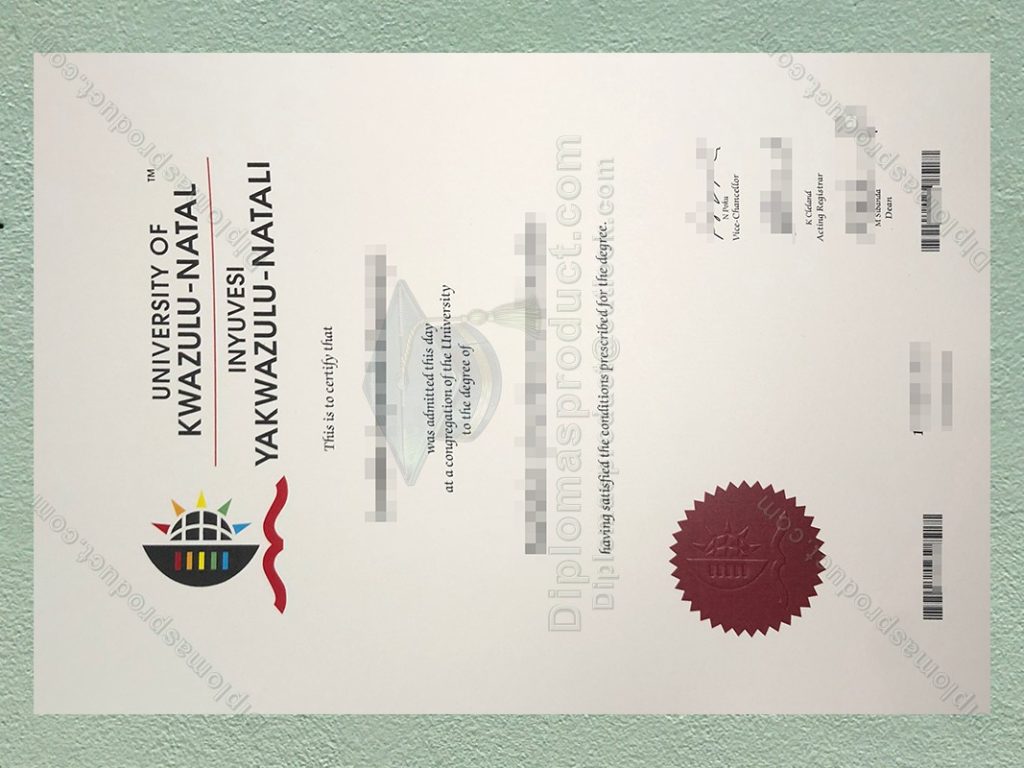 University of KwaZulu-Natal Diploma, University of KwaZulu-Natal Degree