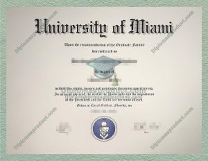 University of Miami Diploma, University of Miami Degree
