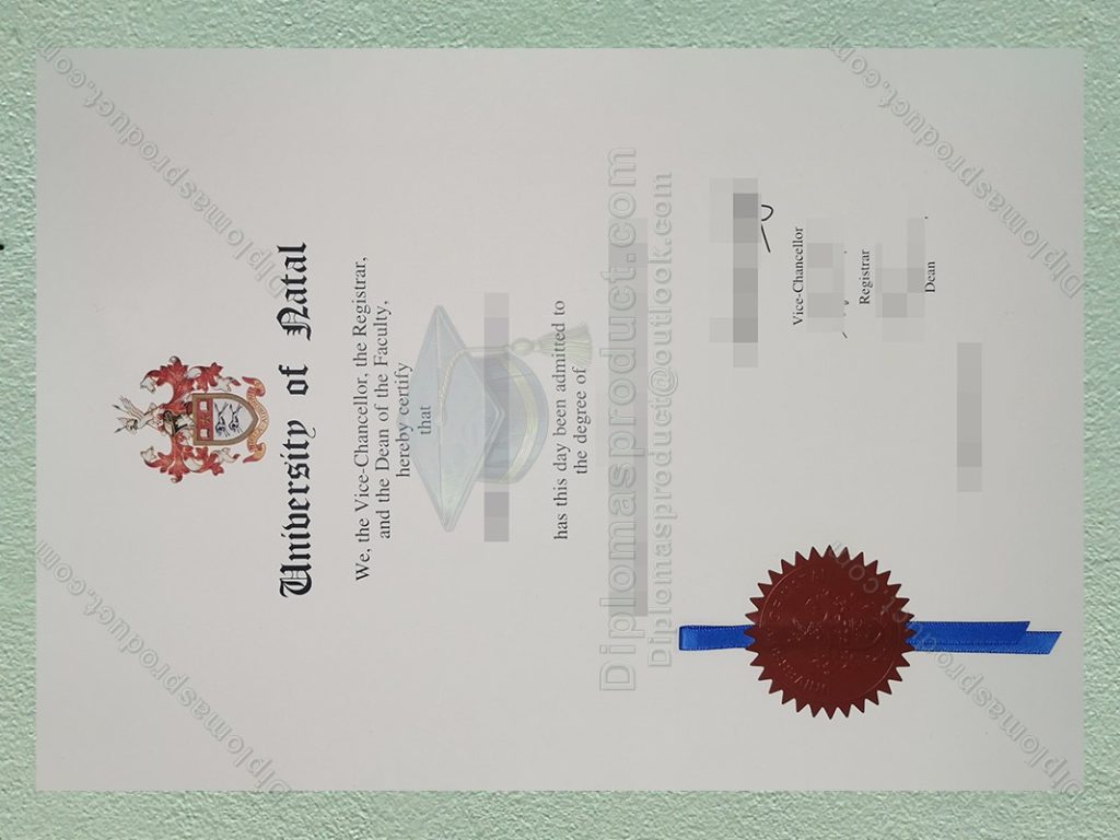 University of Natal Diploma, University of Natal Degree