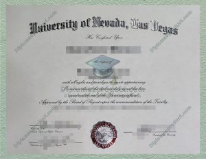 University of Nevada Las Vegas Diploma, University of Nevada Las Vegas Degree