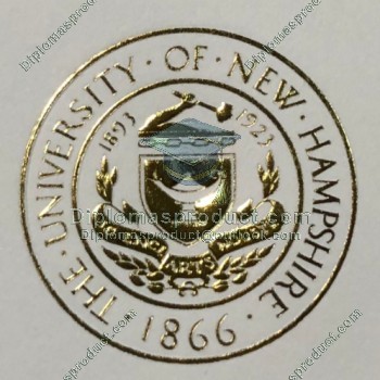 University of New Hampshire Diploma Seal University of New Hampshire Diploma Seal
