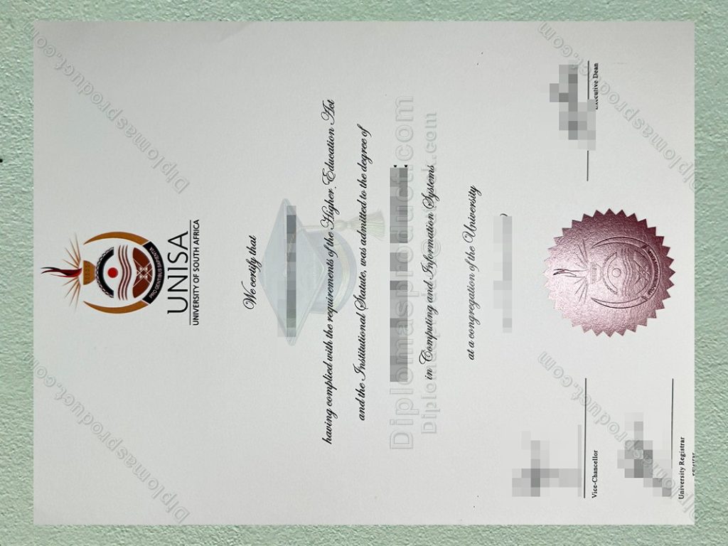 University of South Africa Diploma