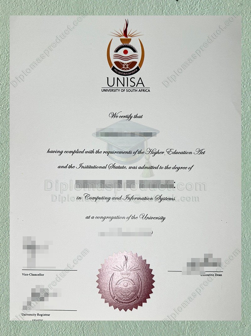 University of South Africa Diploma University of South Africa Diploma