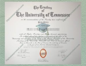 University of Tennessee Diploma, University of Tennessee Degree