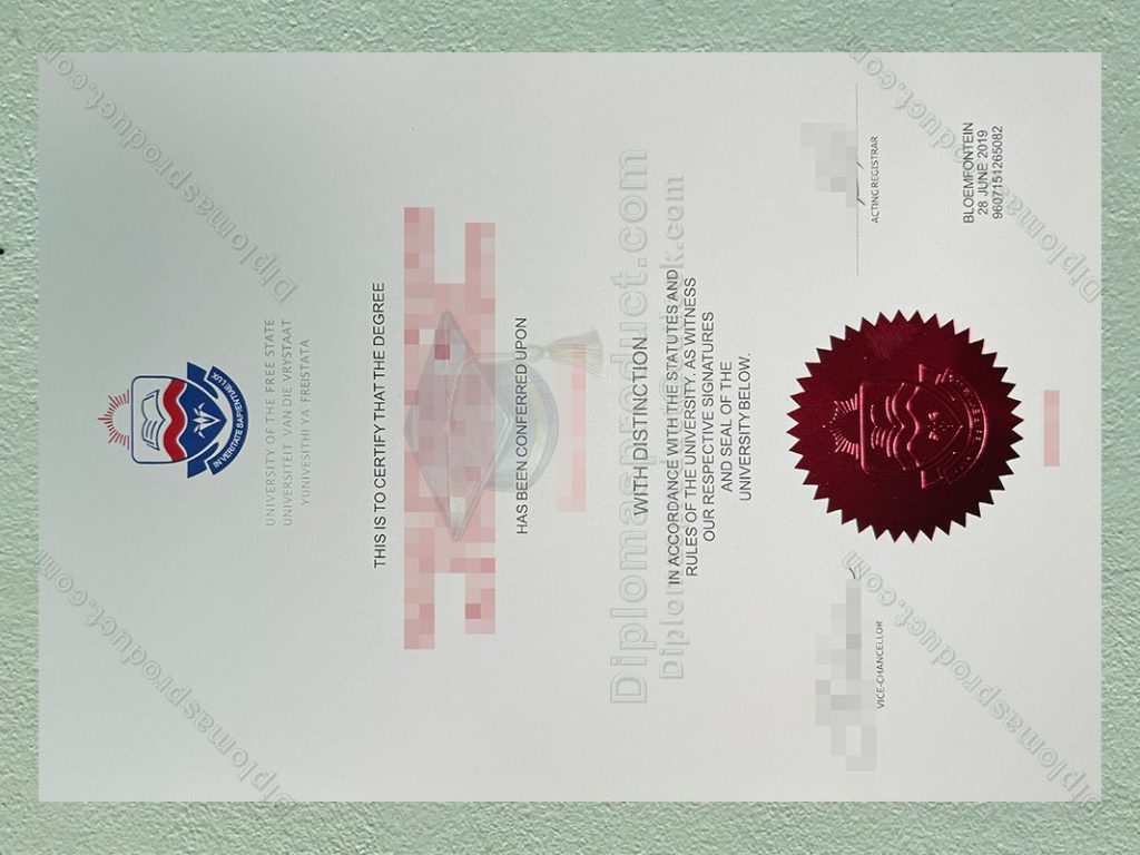 University of the Free State Diploma, University of the Free State Degree