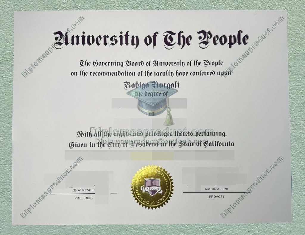 University of the People Diploma, University of the People Degree University of the People Diploma, University of the People Degree